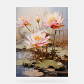 Zephyr Lily - Impasto Floral Acryl Bord (Voorkant)