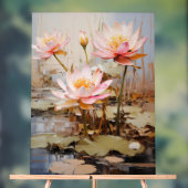 Zephyr Lily - Impasto Floral Acryl Bord (Neutraal)