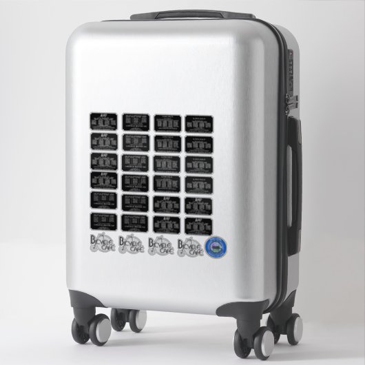 Zephyr Patent Borden Sticker (Koffer)