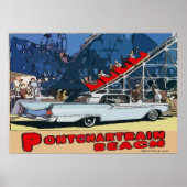 Zephyr Pontchartrain Beach Vintage Poster (Voorkant)