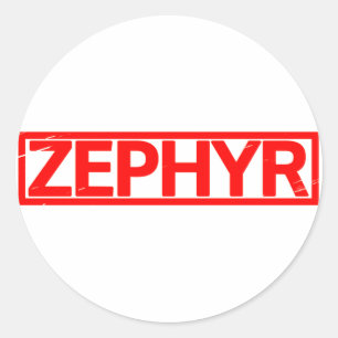 Zephyr Stamp Ronde Sticker
