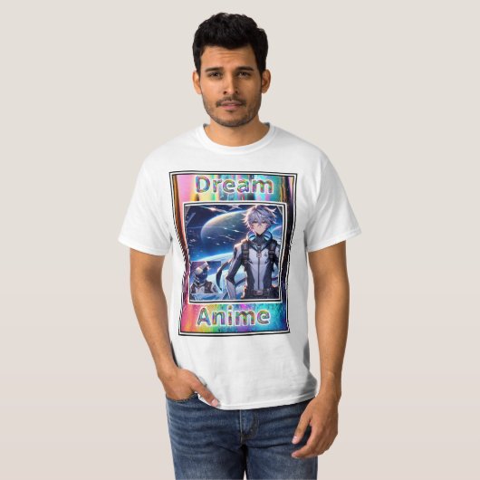 Zephyr Starwind Dream Anime T-shirt (Voorkant volledig)