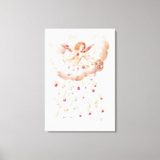 Zephyr uit, La Guirlande de Julie, c.1642 Canvas Afdruk (Voorkant)