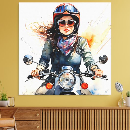 "Zephyra" "Vento Dolce" - Zoete wind Canvas Afdruk (Insitu (Woonkamer))