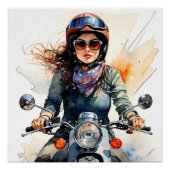 “Zephyra”  “Vento Dolce” – Zoete Wind   Perfect Poster (Voorkant)