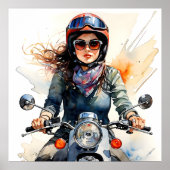 "Zephyra" "Vento Dolce" - Zoete wind Poster (Voorkant)