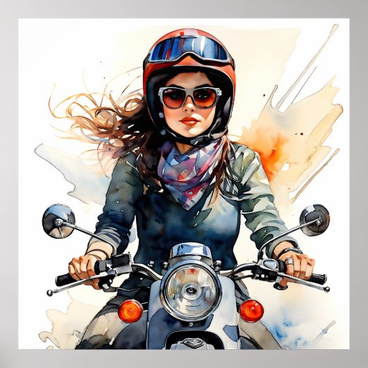 "Zephyra" "Vento Dolce" - Zoete wind Poster (Voorkant)