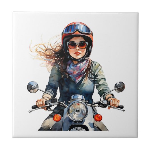 "Zephyra" "Vento Dolce" - Zoete wind Tegeltje (Voorkant)