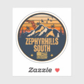 Zephyrhills South, Florida Sticker (Vel)