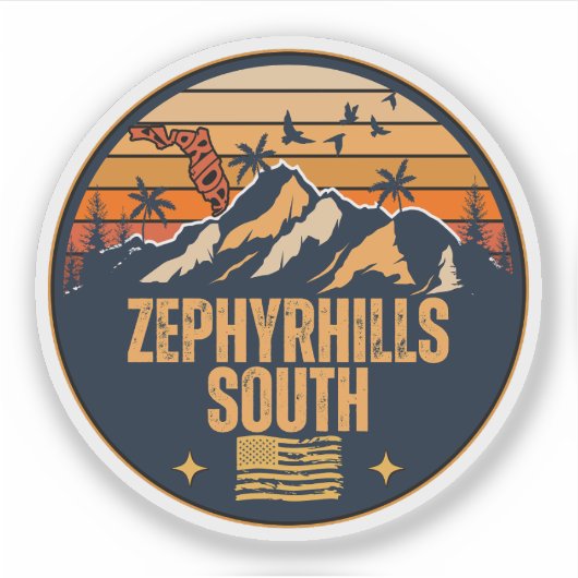 Zephyrhills South, Florida Sticker (Voorkant)