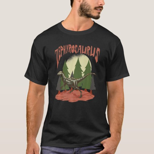 Zephyrosaurus - Dino Lover Dinosaur Identification T-shirt (Voorkant)