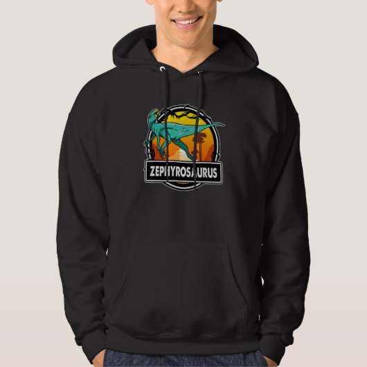 Zephyrosaurus Dinosaur Prehistorische dinosaurusse Hoodie (Voorkant)