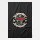 zeppelin adventure theedoek (Verticaal)