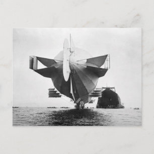 Zeppelin Airship, 1908 Briefkaart