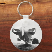 Zeppelin Airship, 1908 Sleutelhanger (Voorkant)