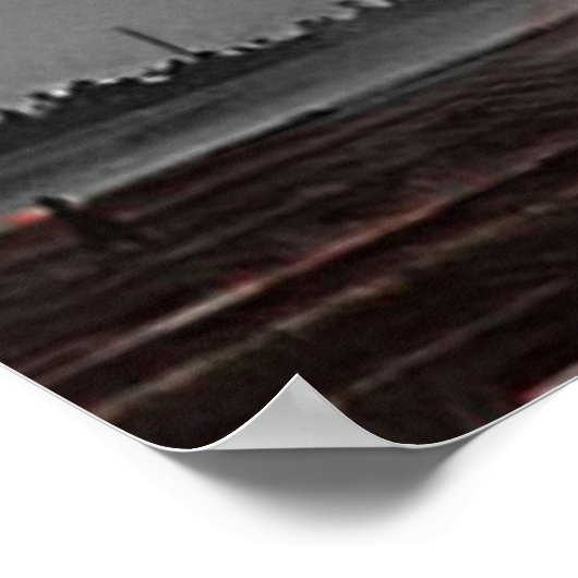 Zeppelin Airship Hindenburg Disaster Colorized Poster (Hoek)