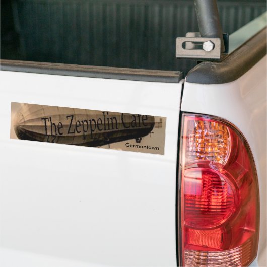 Zeppelin Cafe Bumpersticker (Op Truck)