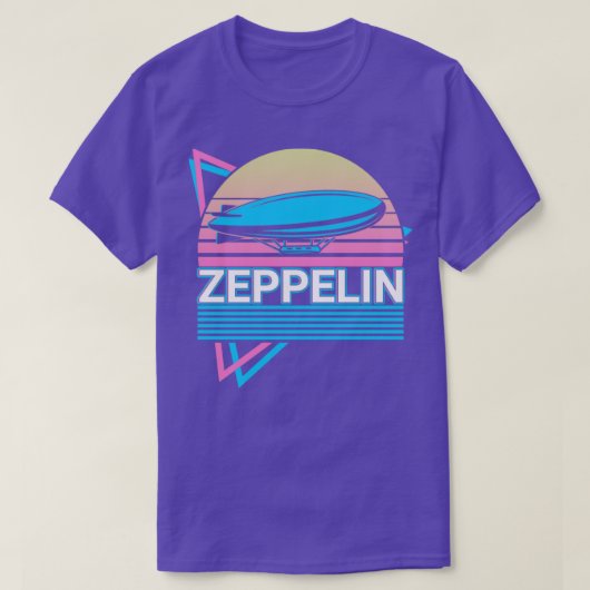 Zeppelin Diriable Airship Retro Gift T-shirt (Design voorkant)