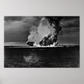 Zeppelin Explosion - Hindenburg Disaster - 1937 Poster (Voorkant)