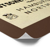 Zeppelin Hindenburg Vintage Poster (Hoek)