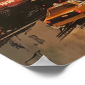  Zeppelin Luchtschip Olieverfschilderij New York M Poster (Hoek)