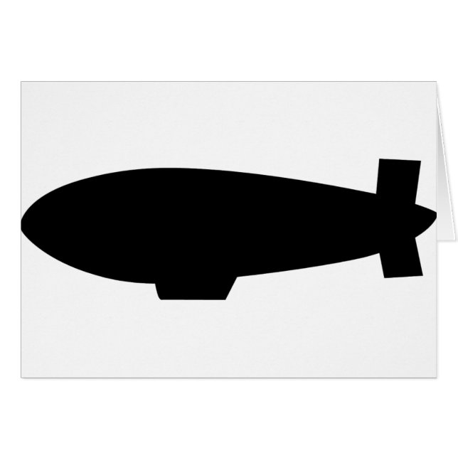zeppelin-luchtschippictogram (Voorkant Horizontaal)