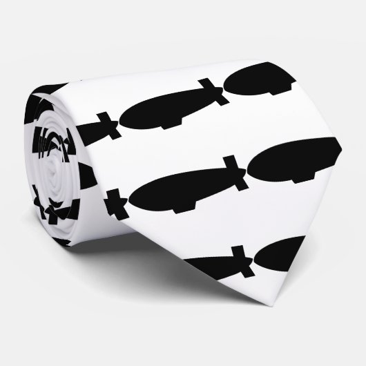 zeppelin-luchtschippictogram stropdas (Opgerold)