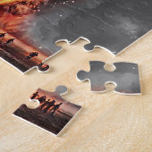 Zeppelin-luchtship Hindenburg-ramp circa 1937 Legpuzzel (Zijkant)