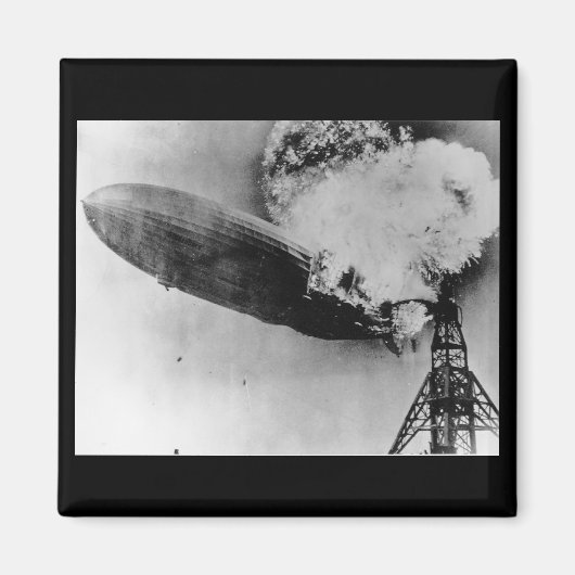 Zeppelin LZ 129 Hindenburg Magnet (Voorkant)