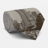 Zeppelin Over Manhattan Stropdas (Opgerold)