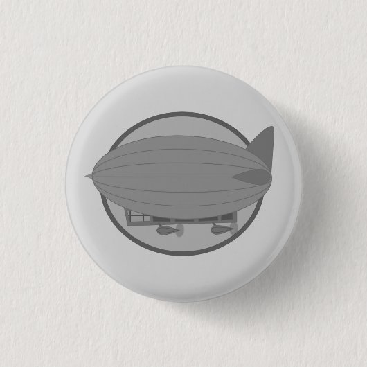 Zeppelin Pin Ronde Button 3,2 Cm (Voorkant)