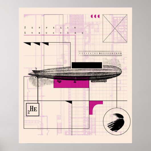 Zeppelin Poster (Voorkant)