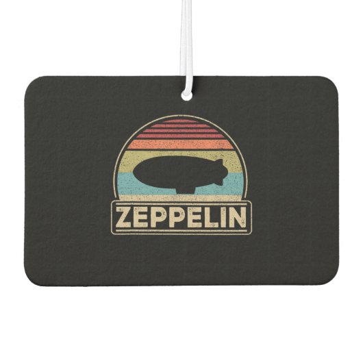 Zeppelin  Retro Zeppelin Shirt Luchtverfrisser (Voorkant)
