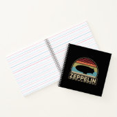 Zeppelin Retro Zeppelin Shirt Notitieboek (Binnen)