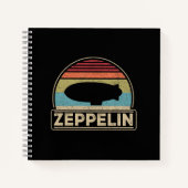 Zeppelin Retro Zeppelin Shirt Notitieboek (Voorkant)