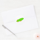 Zeppelin Ronde Sticker (Envelop)