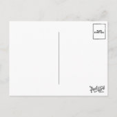 Zeppelin Santa  Victoriaans Funny Christmas Feestdagenkaart (Achterkant)