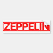 Zeppelin Stempel Bumpersticker (Voorkant)