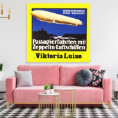 Zeppelin Viktoria Luise Canvas Afdruk (Insitu (Woonkamer))