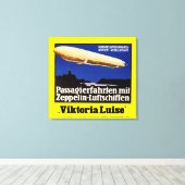 Zeppelin Viktoria Luise Canvas Afdruk (Insitu (Houten vloer))