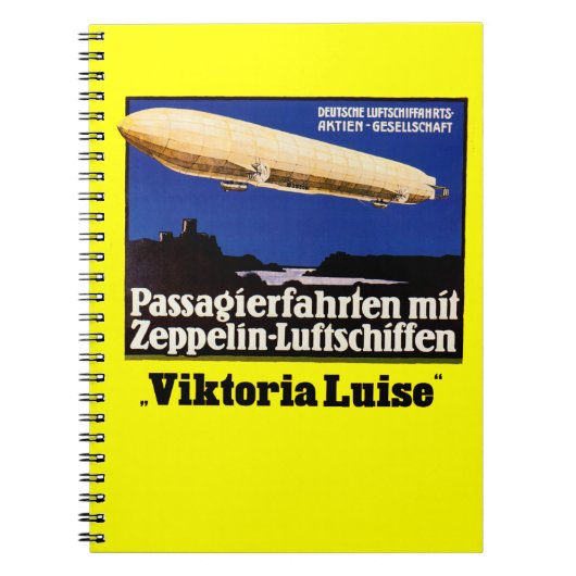 Zeppelin Viktoria Luise Notitieboek (Voorkant)