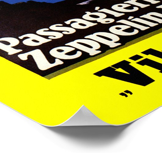 Zeppelin Viktoria Luise Poster (Hoek)