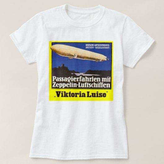 Zeppelin Viktoria Luise T-shirt (Design voorkant)