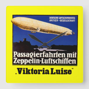 Zeppelin Viktoria Luise Vierkante Klok