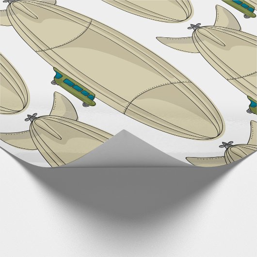 Zeppelin-vliegtransport Cadeaupapier