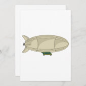 Zeppelin-vliegtransport Kaart (Voorkant / Achterkant)