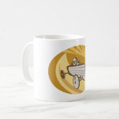 Zeppelinauto Koffiemok (Voorkant links)