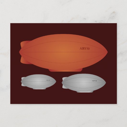 Zeppelins Briefkaart (Voorkant)