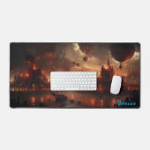 Zeppelins in Flames Steampunk Spektakel Bureaumat (Keyboard & Muis)