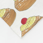 ZEPPOLE Italy Fried Dough Pastry Bakery Foodie Fleece Deken (Hoek)